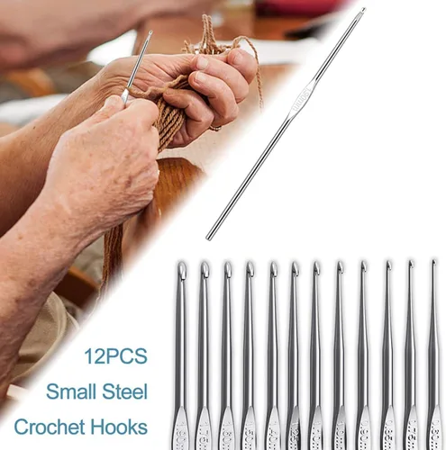 Vista 6 de Abizarch Kit de 59 piezas de ganchos de ganchillo para principiantes adultos, kit de inicio de tejer para adultos con mango ergonómico de agarre