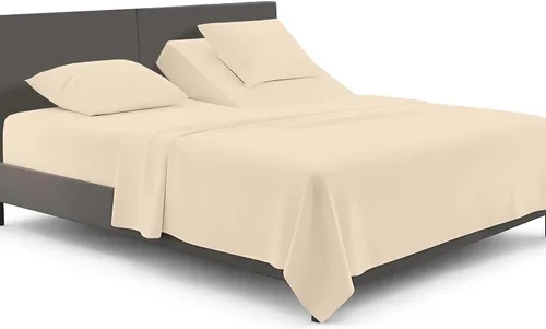 Vista 14 de SGI bedding Juego de sábanas de microfibra ajustable de 28 pulgadas con parte superior flexible de cabeza dividida, ultra suave, refrescante