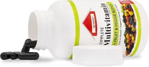 Vista 8 de 120 cápsulas líquidas multivitamínicas de frutas y verduras, multivitaminas cargadas, suplementos, múltiples vitaminas tienen muchos antioxidantes