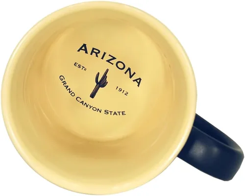 Vista 2 de Americaware Arizona - Taza de café con emblema de 18 onzas