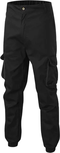 Vista 4 de Pantalones de trabajo impermeables para hombre, pantalones cargo vintage para hombre, pantalones de trabajo grandes y altos, pantalones deportivos