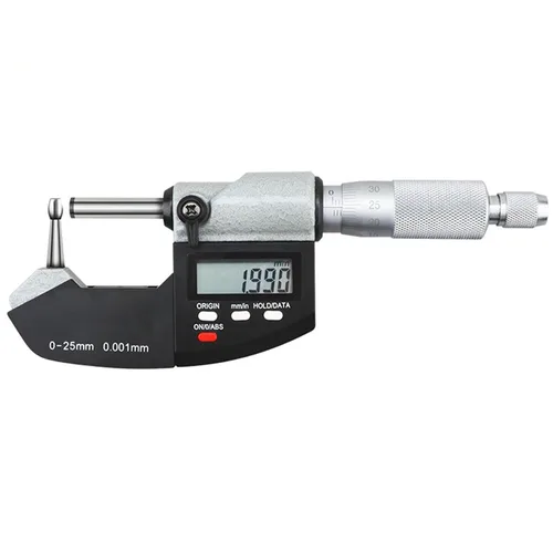 Vista 11 de Micrómetro digital con rango de medición de 0-1"/0-25mm, herramienta de medición de micrómetro electrónico, pulgadas/métrico