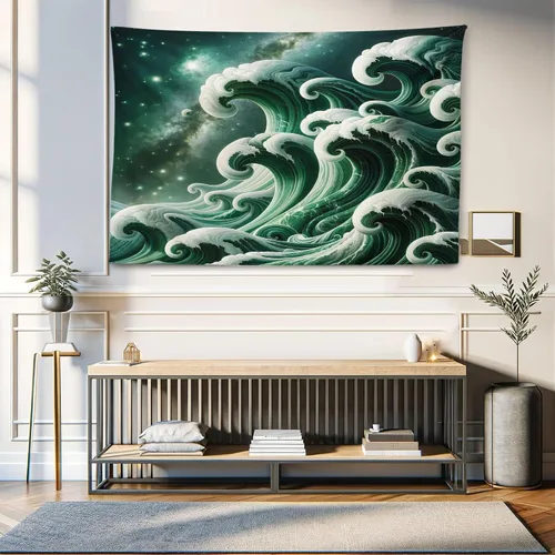 Vista 89 de Ambesonne Tapiz de arte afro, hombre negro fuerte con una corona de trazos impresión de pintura moderna, decoración de tela para colgar en la pared