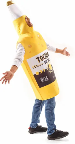 Vista 2 de Disfraz de Halloween para botella de cerveza helada divertido atuendo para adultos