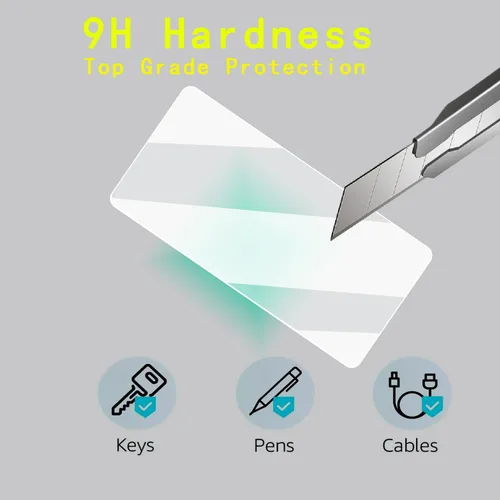 Vista 3 de [Paquete de 4] Protector de pantalla para Samsung Galaxy A60, resistente a los arañazos, fácil de instalar, sin burbujas, cobertura de pantalla
