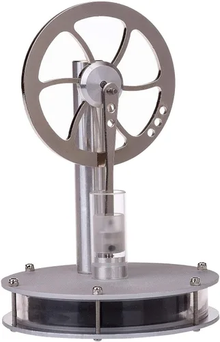 Vista 2 de Sunnytech Motor DWCL-SC010 del motor de Stirling del aire caliente de Stirling de la baja temperatura