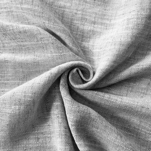 Vista 3 de Cortinas de cocina con borlas boho de 36 pulgadas de largo, modernas, de granja, de algodón y lino, cortinas cortas de cafetería para baño, ventana
