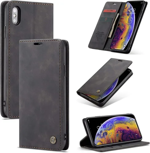 Vista 10 de SINIANL Funda para iPhone 7/8 Plus, Funda de cuero tipo billetera con tarjetero Cierre magnético Kickstand a prueba de golpes Fundas protectoras