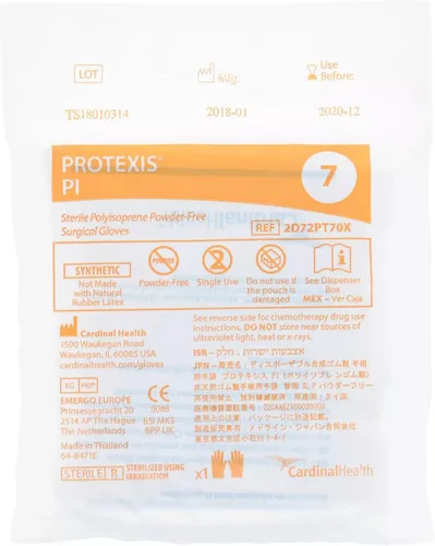 Vista 2 de Cardinal Health™ Protexis® PI Surgical Gloves