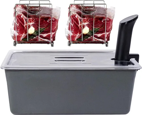 Vista 7 de Väeske Recipiente grande para Sous Vide con tapa y funda aislante Accesorios Sous Vide Compatible con cocinas Anova, Anova Nano, Joule, Instant