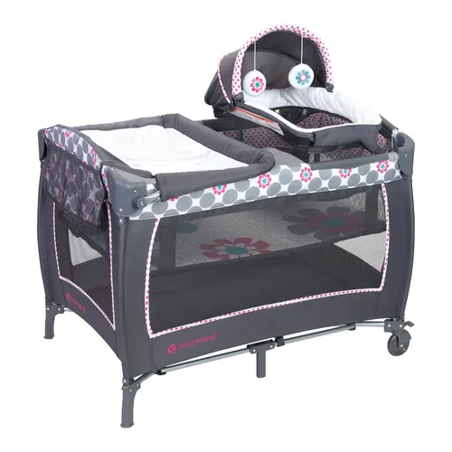 Vista 18 de Baby Trend Centro de guardería Deluxe II, Misty Grey