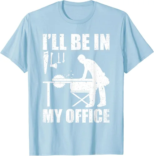 Vista 88 de Camiseta divertida de manga corta para hombre, carpintería, carpintería, carpintería, regalo Negro