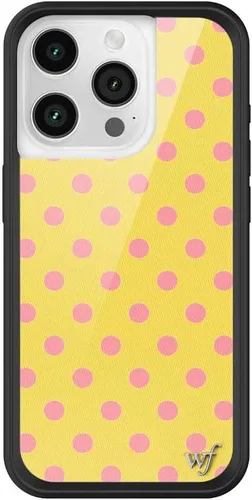 Vista 26 de Wildflower - Fundas compatibles con Apple iPhone 15 Pro Protector de goma negro, certificado de prueba de caída de 4 pies, propiedad de mujeres
