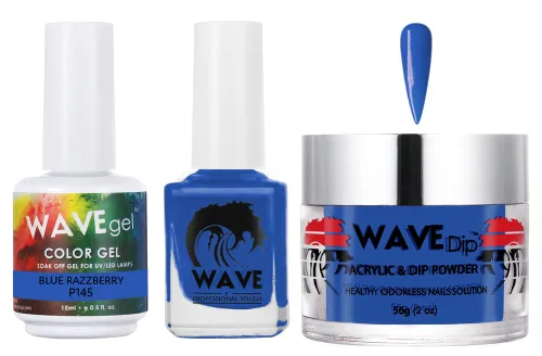 Vista 134 de WAVEGEL - Juego de gel de remojo, laca de uñas y polvo acrílico a juego - Colección Simplicity - #P109 Blizzard