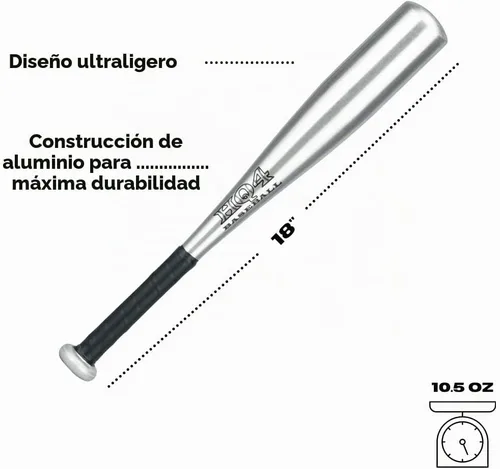 Vista 2 de Markwort Bate de entrenamiento de aluminio de una mano de 18 pulgadas