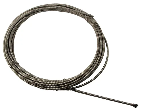 Vista 2 de DCD 51050SLT Cable de limpieza de drenaje, 1/2" x 50' con núcleo interno y acoplamientos de cable ranurados