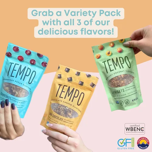 Vista 5 de Tempo Granola Paquete variado de granola suelta - Paquete de 3 bolsas de 11 onzas