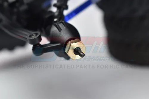 Vista 3 de GPM for AXIAL-1/24 AX24 XC-1 4WS Crawler Brushed RTR-AXI00003 Brass Hexagon Adapter 3.0MM Thick for one Vehicle