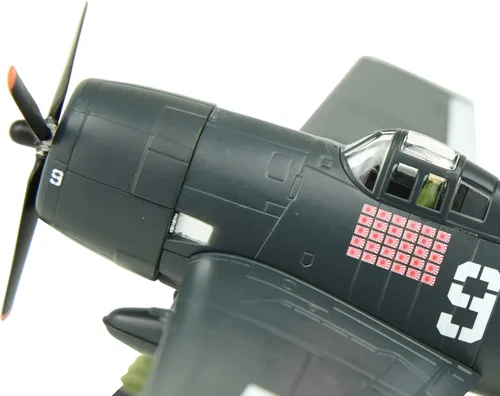 Vista 8 de TANG DYNASTY 1:72 F6F Hellcat Metal Fighter modelo de avión de ataque, Marina de los Estados Unidos, Segunda Guerra Mundial 1945, modelo de avión
