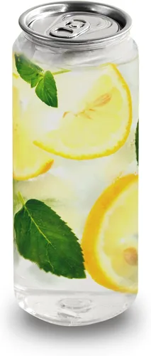 Vista 2 de Hammont - 100 unidades de botellas de jugo de plástico con tapas – Tazas sellables para batidos, Boba y café helado – Recipientes de bebidas