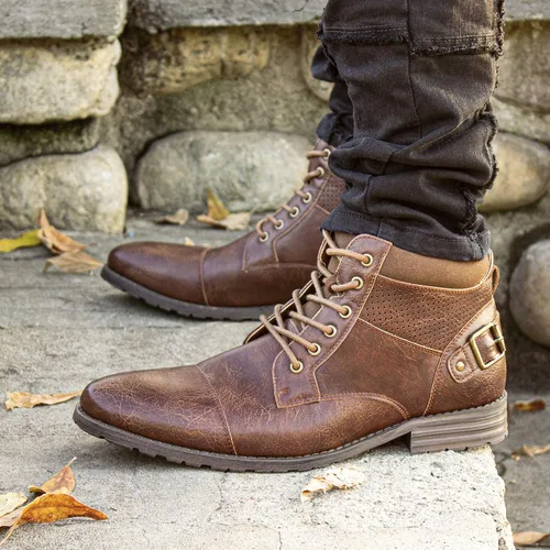 Vista 5 de Polar Fox Christopher MPX806057 - Botas de combate clásicas para hombre