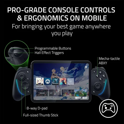 Vista 4 de Razer Kishi Ultra Gaming Controller for Mobile, Phone, Tablet (USB-C)