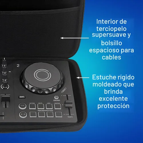 Vista 3 de ANALOG CASES Funda para AlphaTheta DDJ-FLX2 - Estuche rígido PULSE ajustado