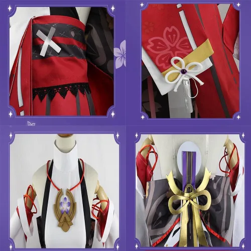 Vista 5 de Juego de anime para mujer accesorios de disfraz de Cos conjunto completo de disfraz de Halloween