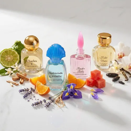 Vista 3 de Charrier Parfums - Caja de regalo de 10 Eaux de Parfum - Colección Précieuse - 2.0 fl oz - Fabricado en Provenza, Francia