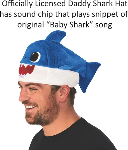 Vista 2 de Rubie's Baby Shark Sombrero con chip de sonido original de la canción