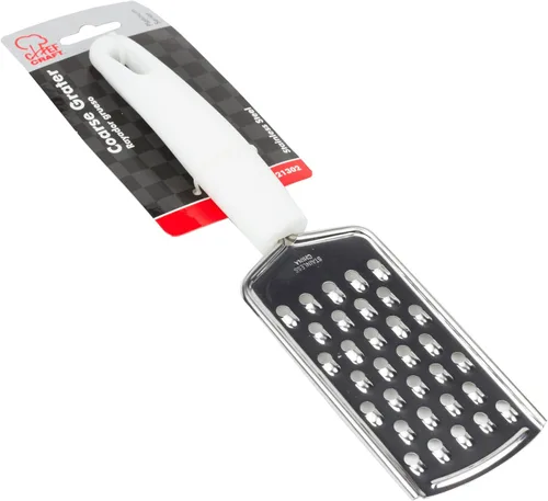 Vista 2 de Chef Craft Select - Rallador grueso de mano, 9.5 pulgadas, color blanco