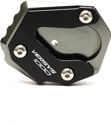 Vista 6 de YESKIT Aluminio CNC para Kawasaki VERSYS 1000 VERSYS1000 2015-2022 Soporte lateral de pie de motocicleta Placa de soporte de extensión (Color : gris)