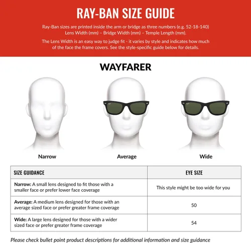 Vista 5 de Ray-Ban RB2140 Original Wayfarer Square Sunglasses