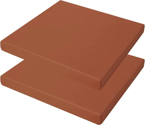 Vista 14 de Juego de 2 cojines antideslizantes para sillas de exterior, gris