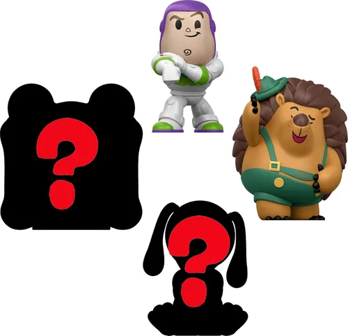 Vista 6 de Mattel Disney y Pixar Toy Story - Paquete múltiple de 5 mini figuras, 4 estrellas pequeñas películas de juguetes en grupo temático, 2 personajes que