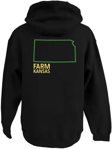 Vista 2 de John Deere Sudadera con capucha Farm Nebraska para hombre