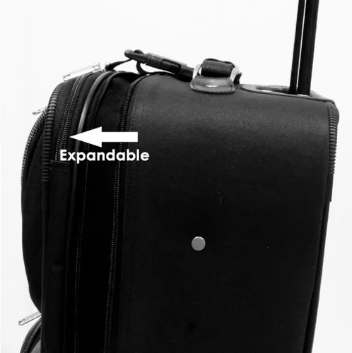 Vista 4 de Travel Select Amsterdam - Equipaje vertical y expandible con ruedas, Gris