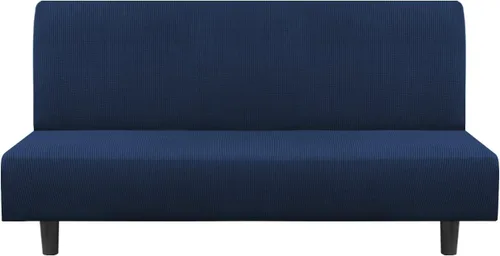 Vista 17 de Funda para futón Flamingo P de gran elasticidad sin brazos - Funda para sofá futón de tamaño completo y queen, de jacquard suave y grueso