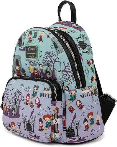 Vista 2 de Loungefly Disney Hocus Pocus Scene - Bolso de hombro con doble correa para mujer