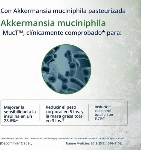 Vista 6 de Metagenics UltraFlora Peso Saludable, Akkermansia Muciniphila, 30 Cápsulas