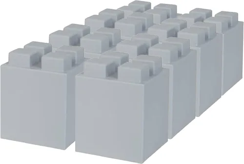 Vista 38 de EverBlock Paquete modular de plástico de tamaño natural de 3 x 3 pulgadas Bloques de construcción gigantes Fácil de conectar y reutilizar Uso