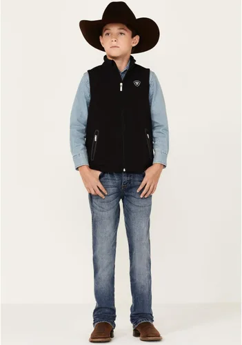 Vista 2 de Ariat Unisex Youth New Team Softshell Chaleco, Negro