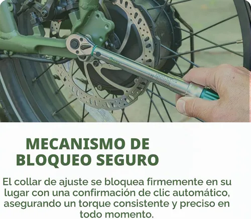 Vista 4 de eTORK Llave dinamométrica de 1/4 con sistema de bloqueo magnético, llave dinamométrica de pulgada-libra (5-50 in-lb) (0.6-5.6 Nm), precisión