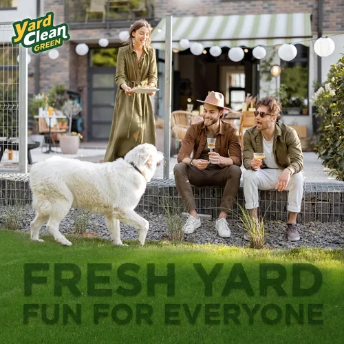 Vista 4 de Orine OFF Yard Clean Green Eliminador de olores para patios y perreras Eliminador de olores para gatos y perros Respetuoso con el medio ambiente