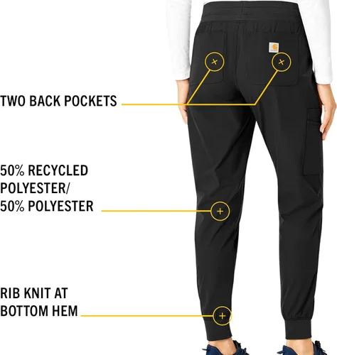 Vista 4 de Carhartt Pantalón deportivo Force de talla alta para mujer