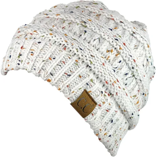 Vista 491 de C.C Trendy Warm Chunky Soft Stretch Cable Knit Beanie