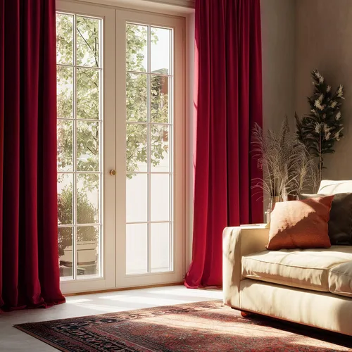 Vista 63 de NICETOWN Cortinas de terciopelo beige 100% opacas de 84 pulgadas de largo, 52 pulgadas de ancho, 2 paneles para dormitorio y sala de estar, cortinas