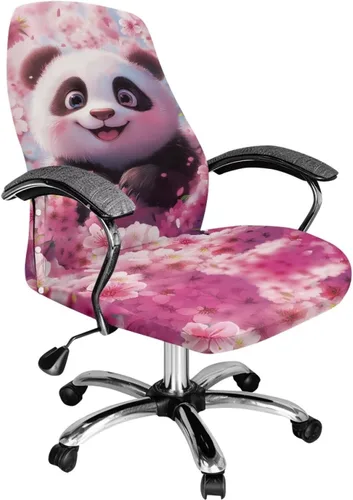Vista 37 de Funda para silla de oficina de mármol morado, lavable, funda para silla de escritorio, fundas para silla de computadora para silla giratoria, silla