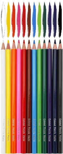 Vista 3 de Madisi Lápices de colores a granel, no tóxicos, preafilados, 72 paquetes de 12 unidades, paquete 864 a granel