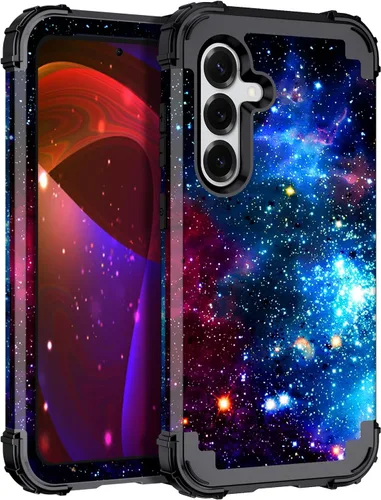 Vista 61 de Miqala Funda para Galaxy S24 5G, brilla en la oscuridad, tres capas, resistente, a prueba de golpes, protección completa, parachoques de plástico